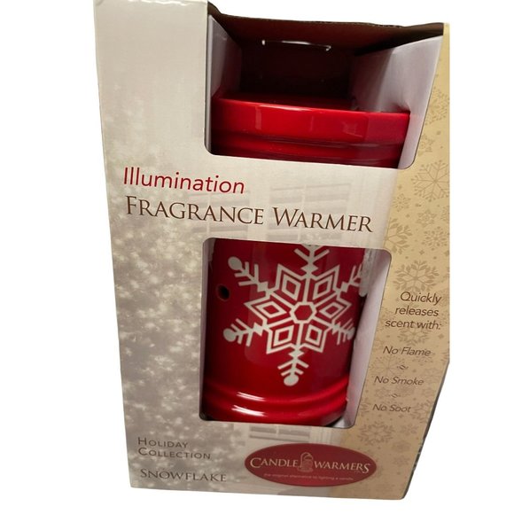 Illumination Fragrance Warmer Diffuser Candle Warmers Red 10" x 9" x 9" - Picture 9 of 12